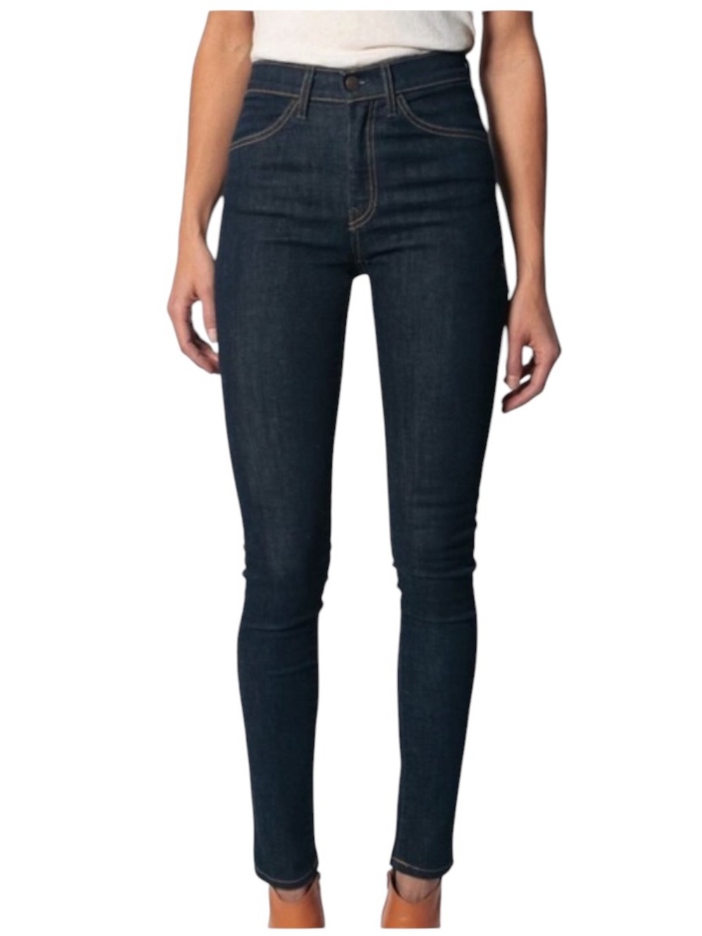 imogene + willie Dark Indigo High-Rise Skinny Jeans